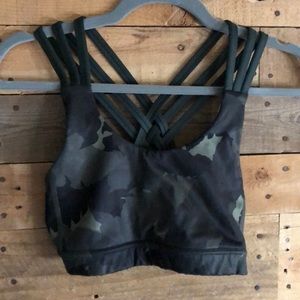 Camo Lululemon Bra size 8 rare print